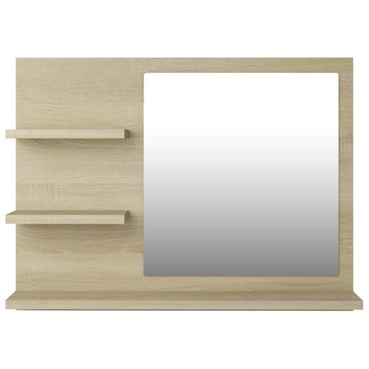 Badspiegel Sonoma-Eiche 60x10,5x45 cm Spanplatte