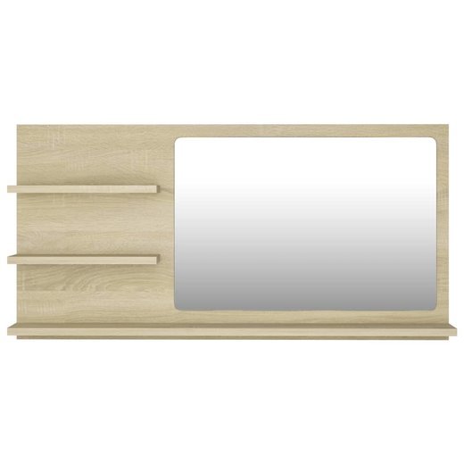 Badspiegel Sonoma-Eiche 90x10,5x45 cm Spanplatte
