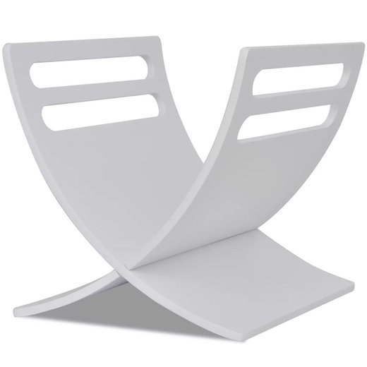 Zeitschriftenhalter Holz Wei