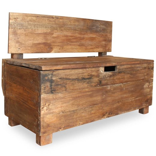 Sitzbank Altholz Massiv 86 x 40 x 60 cm