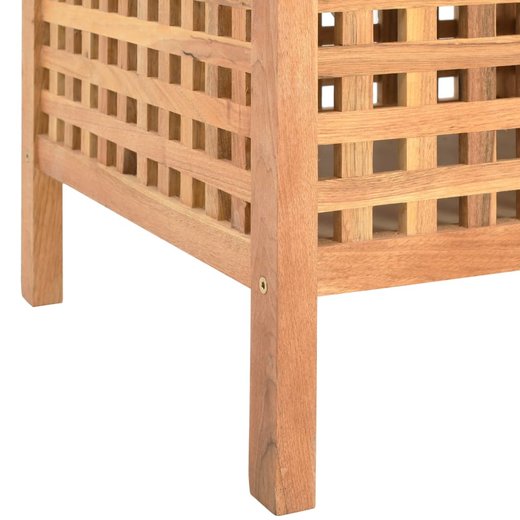 Sitzbank mit Stauraum 49×48×49 cm Walnuss Massivholz