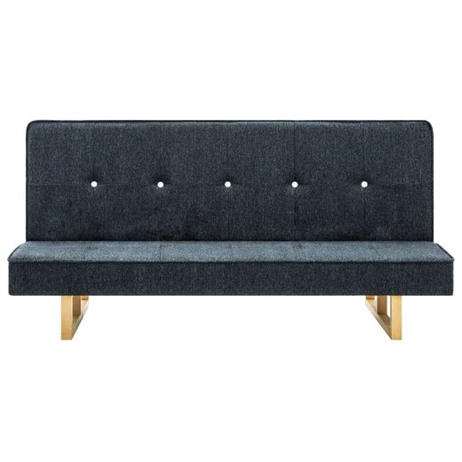 Schlafsofa Stoff Dunkelgrau