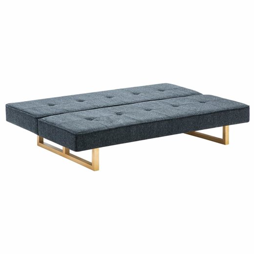 Schlafsofa Stoff Dunkelgrau