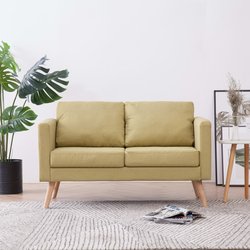 2-Sitzer-Sofa Stoff Grn