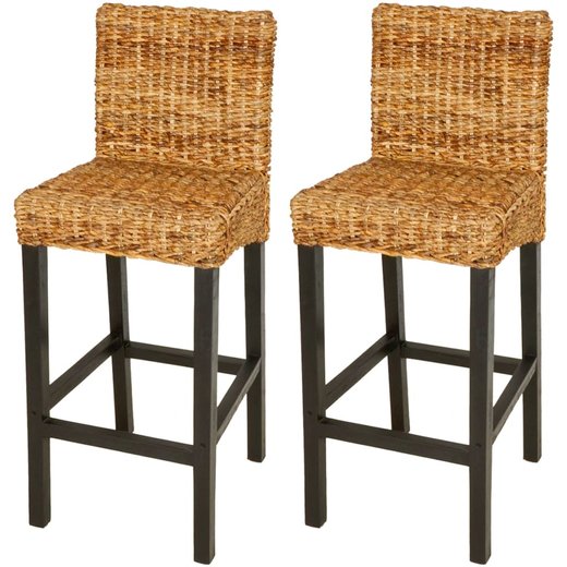 Barhocker 2 Stk. Abaca