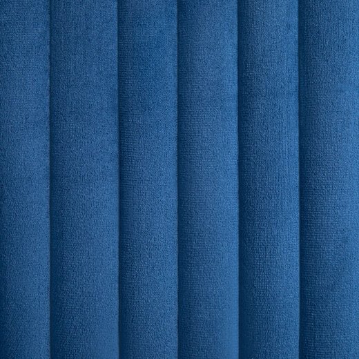 Esszimmersthle 6 Stk. Blau Samt
