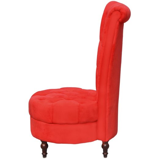 Sessel mit hoher Lehne Rot Stoff