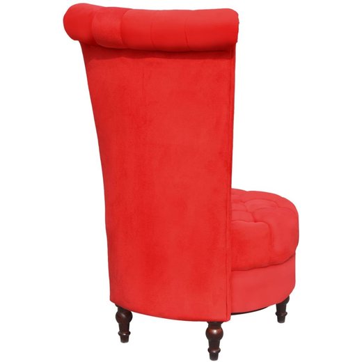 Sessel mit hoher Lehne Rot Stoff