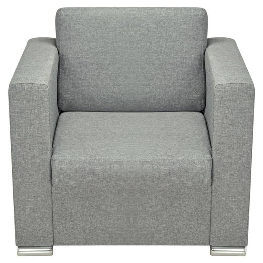 Sessel Hellgrau Stoff