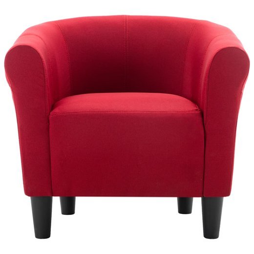Sessel Weinrot Stoff