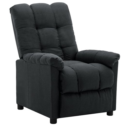 Relaxsessel Dunkelgrau Stoff