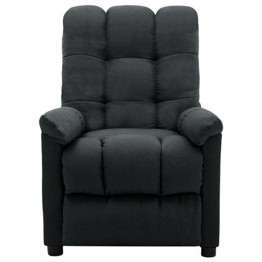 Relaxsessel Dunkelgrau Stoff
