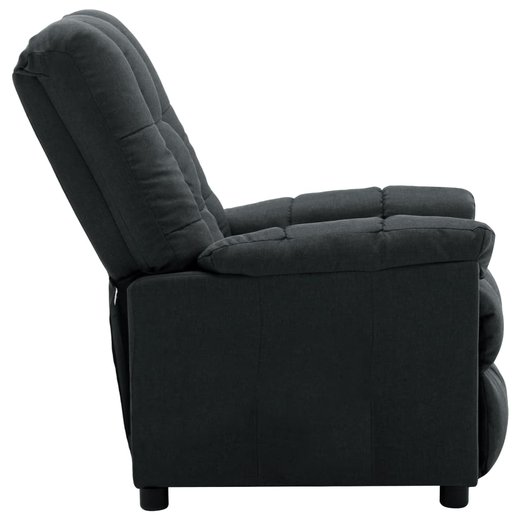 Relaxsessel Dunkelgrau Stoff