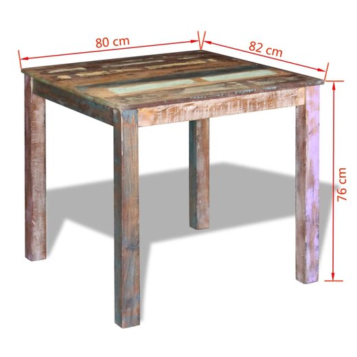 Esstisch Altholz 80x82x76 cm