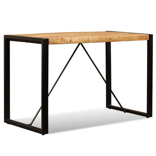 Esszimmertisch Raues Mangoholz Massiv 120 cm