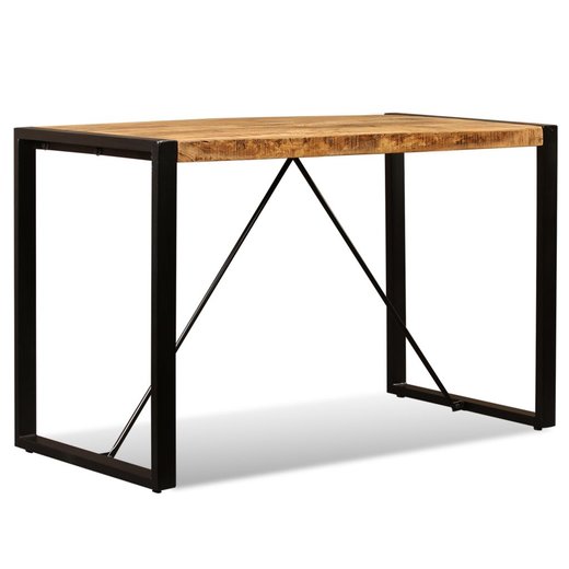 Esszimmertisch Raues Mangoholz Massiv 120 cm