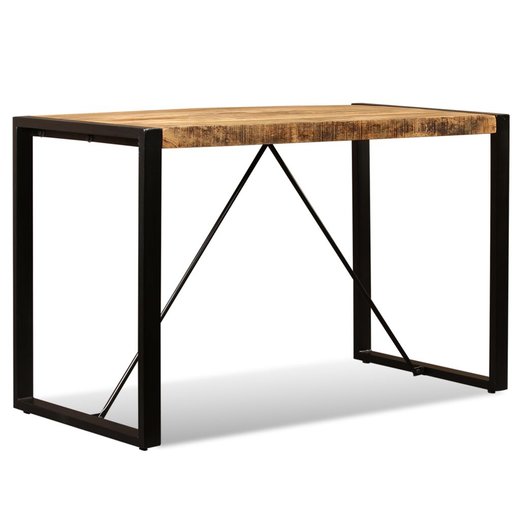 Esszimmertisch Raues Mangoholz Massiv 120 cm