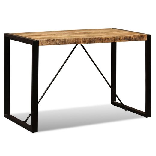 Esszimmertisch Raues Mangoholz Massiv 120 cm