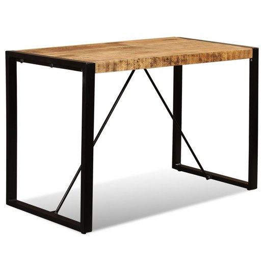 Esszimmertisch Raues Mangoholz Massiv 120 cm