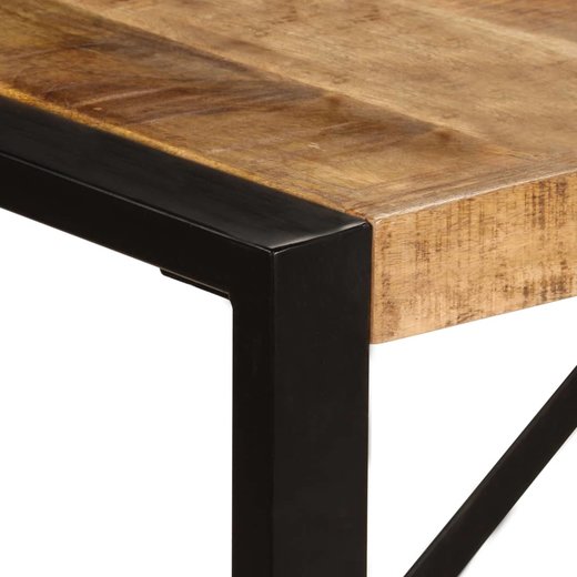 Esstisch 220 x 100 x 75 cm Mango-Massivholz