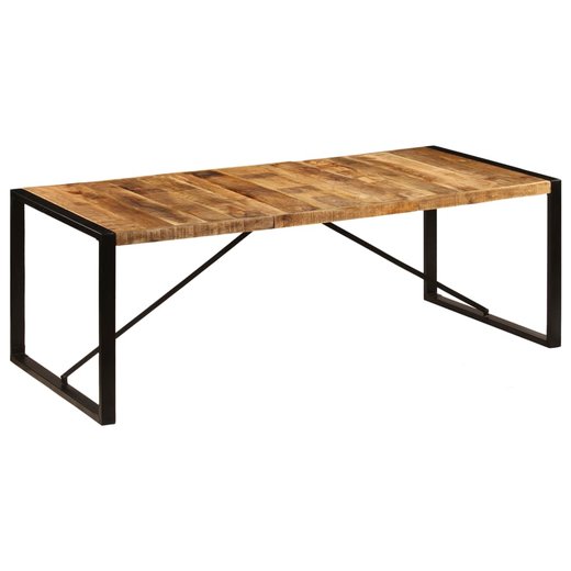 Esstisch 220 x 100 x 75 cm Mango-Massivholz