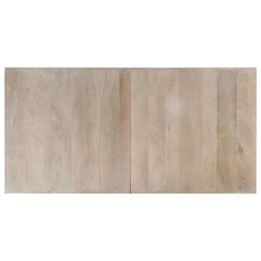 Esstisch Wei 160 x 80 x 75 cm Massivholz Mango