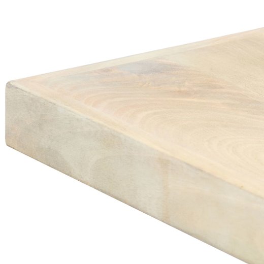 Esstisch Wei 160 x 80 x 75 cm Massivholz Mango