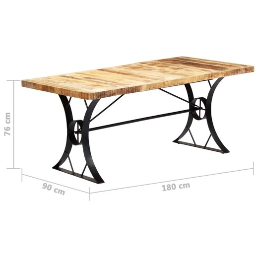 Esstisch 1809076 cm Mango Massivholz