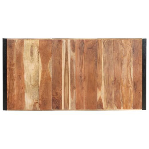 Esstisch 200x100x75 cm Massivholz mit Palisander-Finish