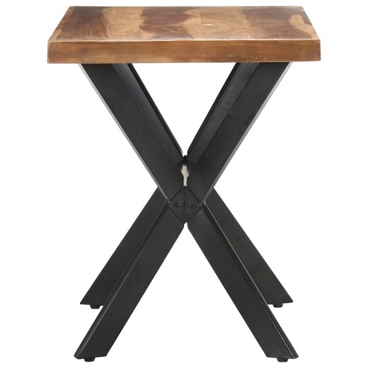 Esstisch 120x60x75 cm Massivholz mit Palisander-Finish