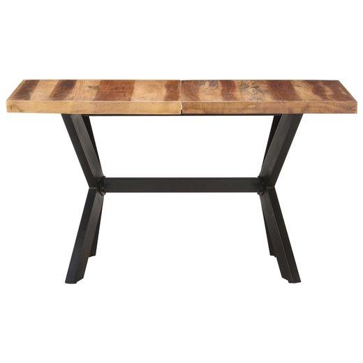 Esstisch 140x70x75 cm Massivholz mit Palisander-Finish