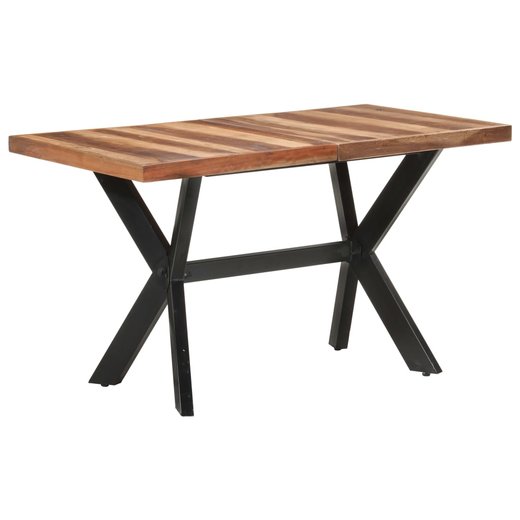Esstisch 140x70x75 cm Massivholz mit Palisander-Finish