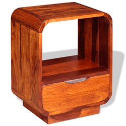 Nachttisch mit Schublade Massivholz 40 x 30 x 50 cm