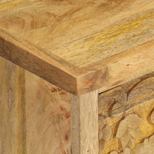 Nachttisch Mangoholz Massiv 40 x 30 x 50 cm