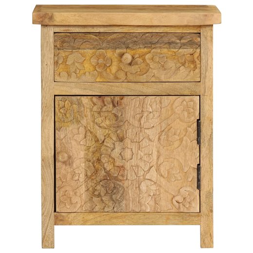 Nachttisch Mangoholz Massiv 40 x 30 x 50 cm
