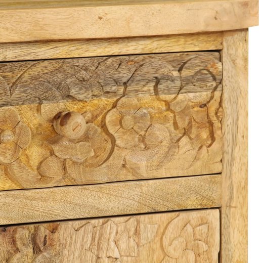 Nachttisch Mangoholz Massiv 40 x 30 x 50 cm