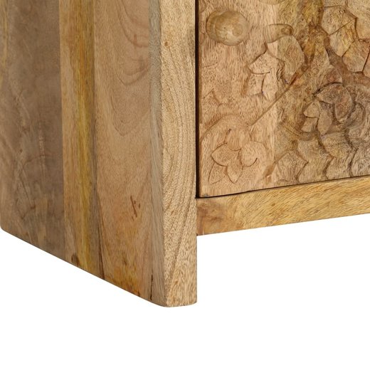 Nachttisch Mangoholz Massiv 40 x 30 x 50 cm