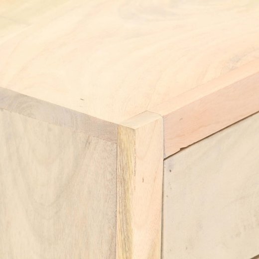 Nachttisch Golden 40 x 30 x 50 cm Mango Massivholz