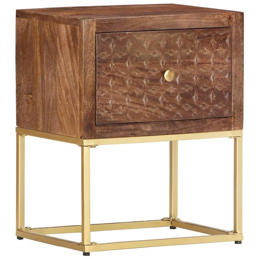 Nachttisch 4030 x 50 cm Mango Massivholz