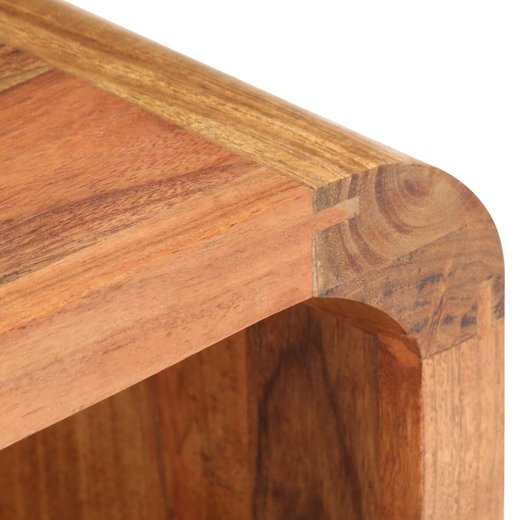 Nachttisch 40x30x60 cm Akazie Massivholz Palisander-Finish