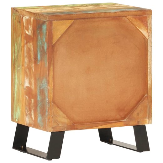 Nachttisch 40x30x50 cm Recyceltes Massivholz