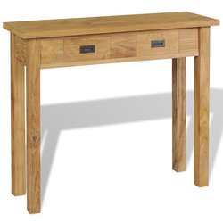 Konsolentisch Massivholz Teak 903080 cm