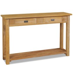 Konsolentisch Massivholz Teak 1203080 cm