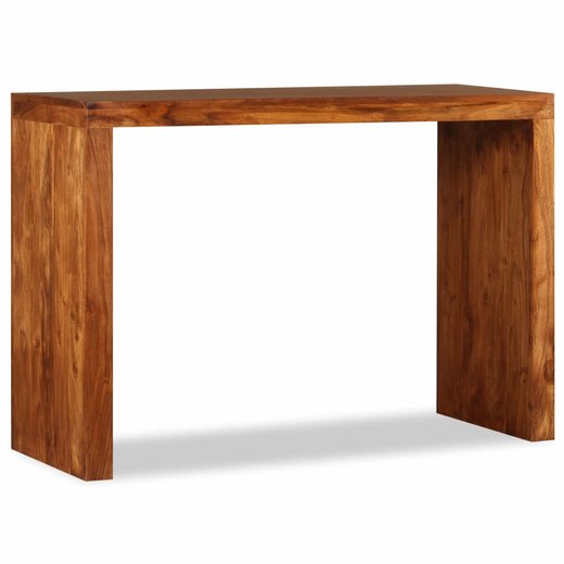 Konsolentisch Massivholz mit Palisander-Finish 110 x 40 x 76 cm