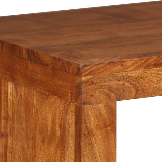 Konsolentisch Massivholz mit Palisander-Finish 110 x 40 x 76 cm