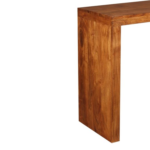 Konsolentisch Massivholz mit Palisander-Finish 110 x 40 x 76 cm