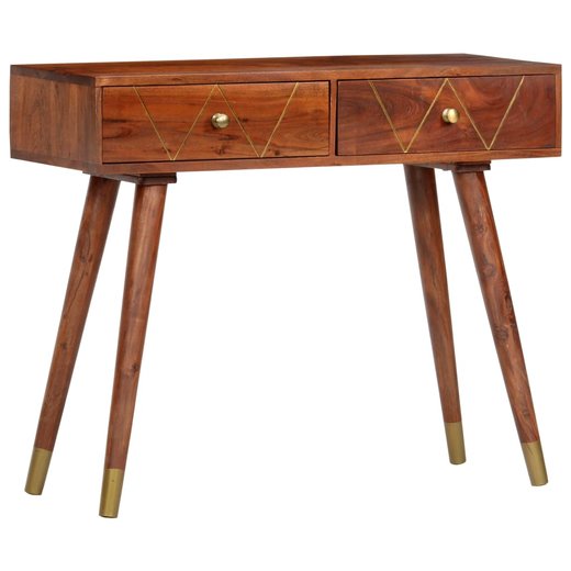 Konsolentisch 903576 cm Massivholz Akazie