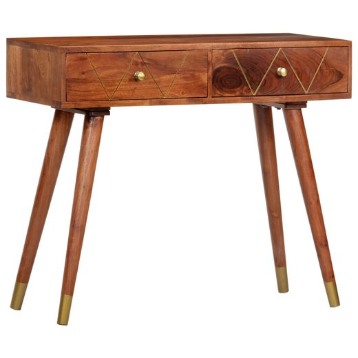 Konsolentisch 903576 cm Massivholz Akazie