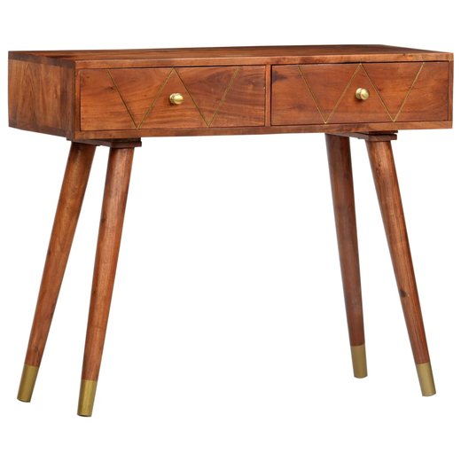 Konsolentisch 903576 cm Massivholz Akazie