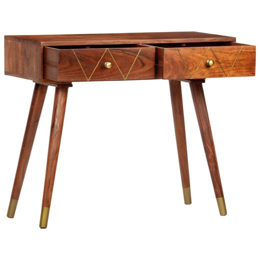 Konsolentisch 903576 cm Massivholz Akazie